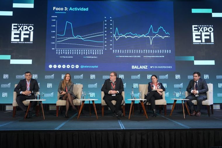 Pilar Tavella, Directora de Research Macro & Estrategia en Balanz, en la Expo EFI 2026.
