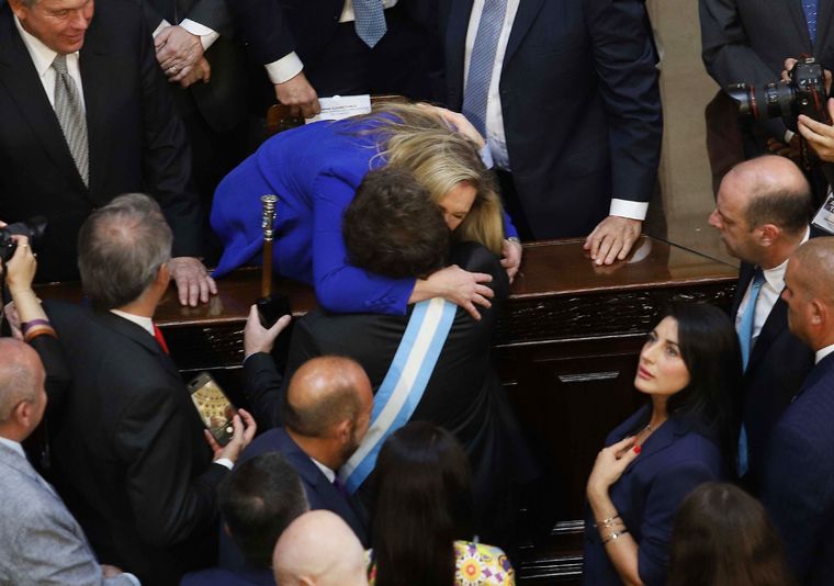 El presidente abrió el período 143° de sesiones ordinarias con un duro discurso. Foto: Noticias Argentinas