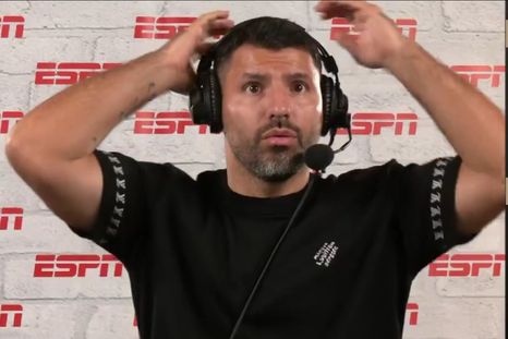 La polémica reacción del Kun Agüero al gol anulado a Racing ante Flamengo La polémica reacción del Kun Agüero al gol anulado a Racing ante Flamengo