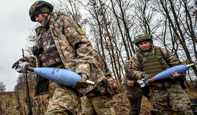 tropas ucranianas Las tropas ucranianas piden más armas. Foto: Efe.