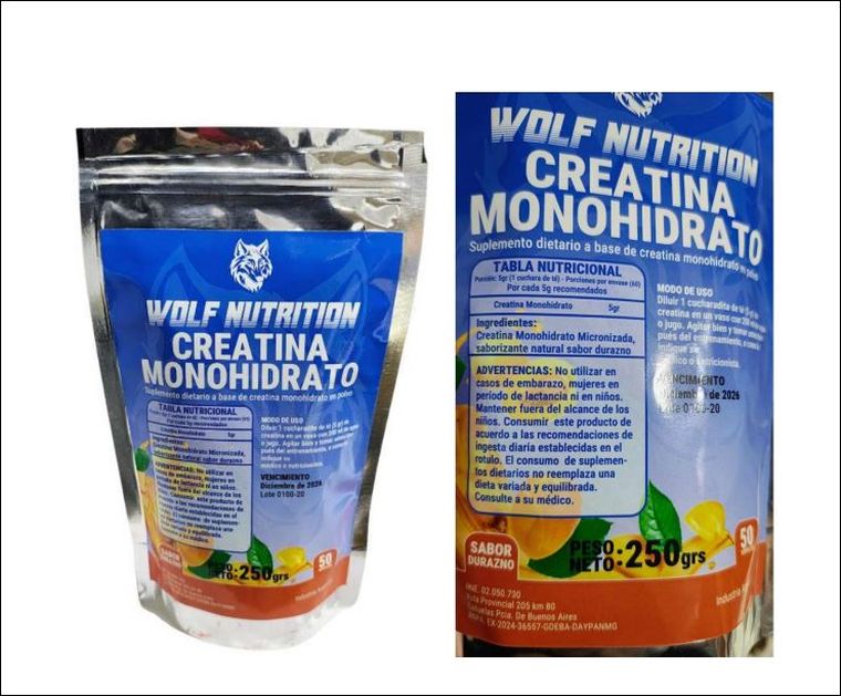 El suplemento dietario retirado por la Anmat. Foto: Archivo El suplemento dietario retirado por la Anmat. Foto: Archivo