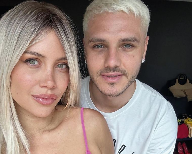 Wanda Nara y Mauro Icardi, mensajeándose de nuevo. Foto: Instagram @wanda_nara.