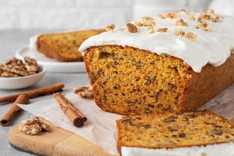 Receta de budín de zanahoria y nuez Receta de budín de zanahoria y nuez