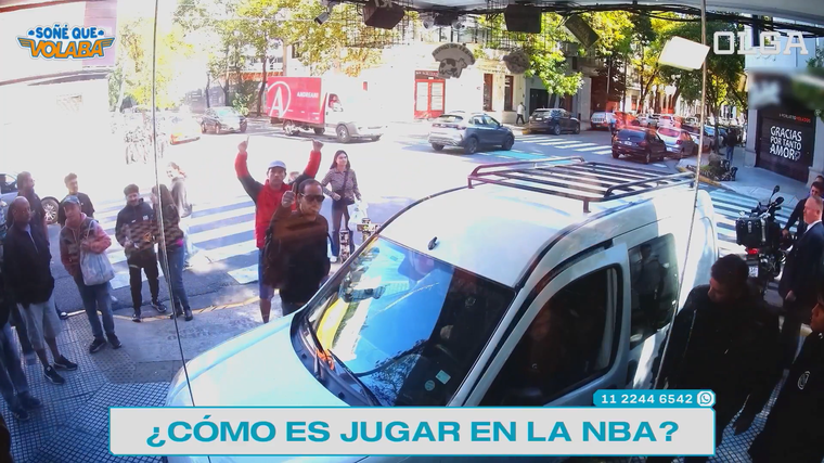 Tenso momento en el canal de streaming Olga. 