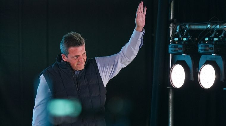 Ministro candidato. Sergio Massa impulsa un bono para contrarrestar la inflación. Foto: NA