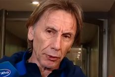 Ricardo Gareca habló con la prensa tras su arribo al aeropuerto de Santiago de Chile. Foto: captura T13