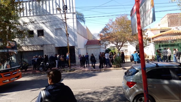 El edificio de OSEP fue evacuado este mediodía