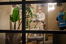Operativo en el hotel de Palermo (imagen de archivo). Foto: EFE