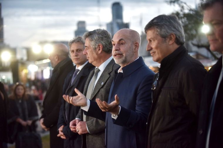 Larreta durante la 135° Exposición Rural de Palermo realizada este jueves.