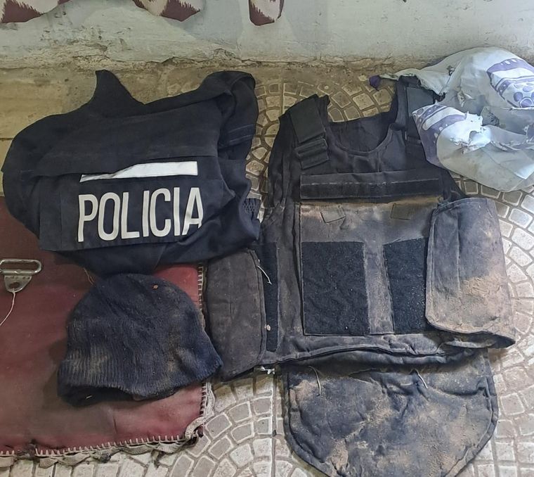 Los elementos secuestrados por los efectivos Foto: Prensa Ministerio de Seguridad