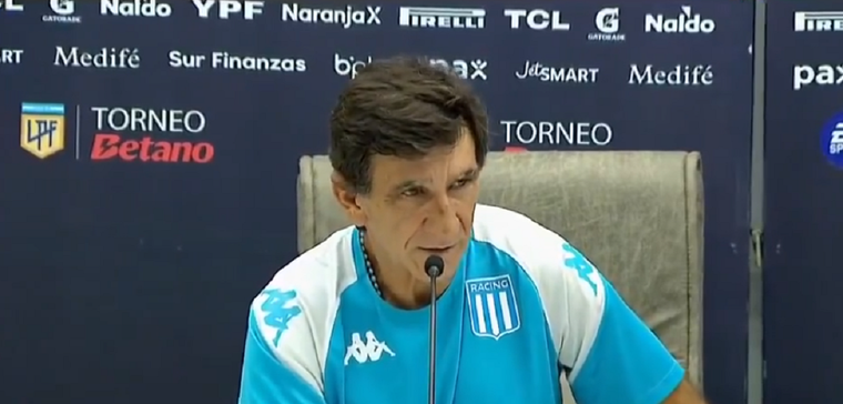 El entrenador habló post 1-3 en Santiago del Estero. Foto: Captura