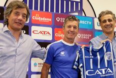 Chapini, Sciacqua y Mansur. Foto: Club Godoy Cruz.