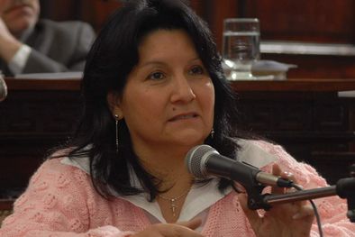MDZol | Mireya Díaz (PJ), por las condicones climáticas, no llegó a San Rafael. Foto: gentileza