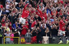 Old Trafford deliró con la vuelta de Cristiano Foto: DPA Old Trafford deliró con la vuelta de Cristiano Foto: DPA