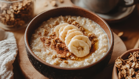Avena con banana: uno de los desayunos súper nutritivos de los jugadores del mundial