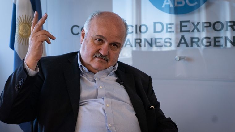 Mario Ravettino, presidente del Consorcio de Exportadores de Carnes Argentinas. Foto: Analía Melnik/MDZ