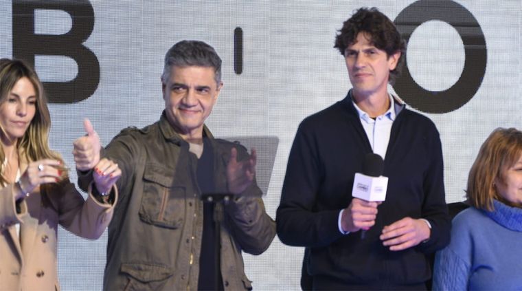 Jorge Macri y Martin Lousteau, el día que tuvo al dirigente del PRO como ganador de las PASO Foto: Juan Mateo Aberastain/MDZ