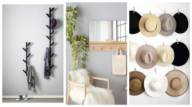 Así podrás lucir tus percheros caseros.