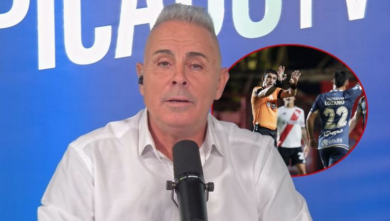 Pablo Lunati cuestionó con dureza a Andrés Merlos tras el partido entre River y Argentinos y apuntó por la expulsión de Marcelo Gallardo.