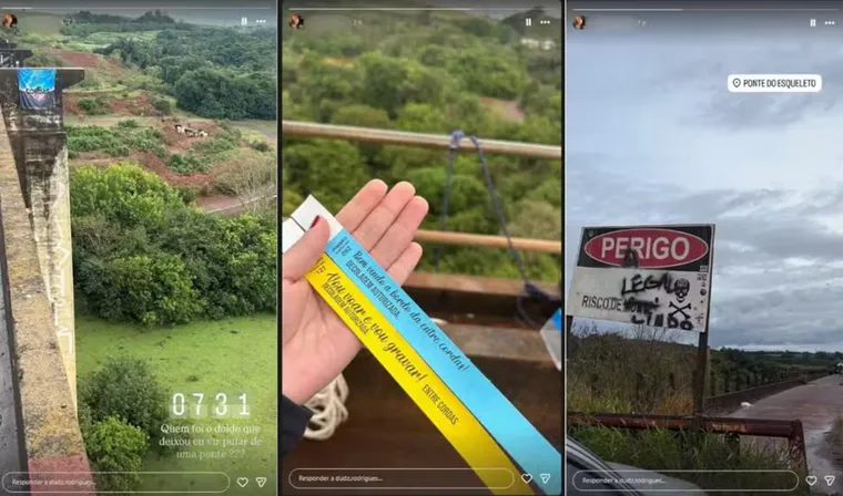 Las historias que había compartido la joven en redes sociales. Las historias que había compartido la joven en redes sociales.