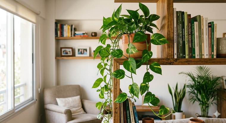 La planta que purifica el aire. Fuente: IA Gemini.