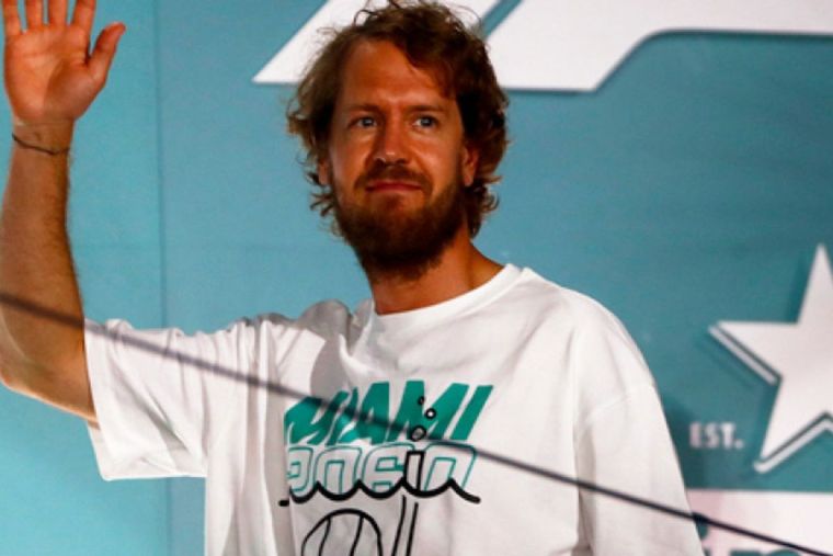 Vettel robó la mirada de todos los presentes en la inauguración del Gran Premio de Miami de Fórmula 1. Foto: SoyMotor