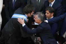 Lejos de aquellos tiempos, Javier Milei y Mauricio Macri se encuentran distanciados Foto: Noticias Argentinas