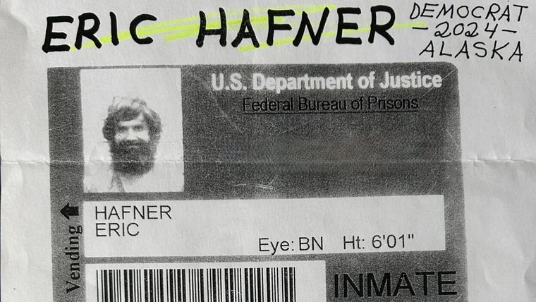 Eric Hafner, el impensado candidato demócrata que se encuentra en prisión. Foto: NA
