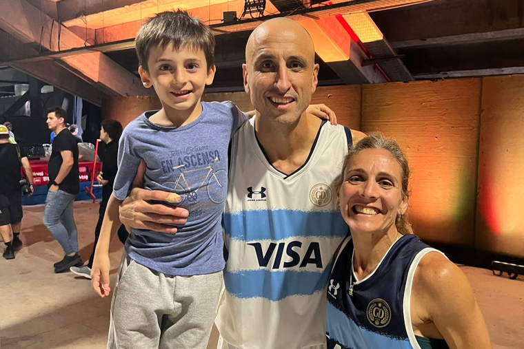 Macarena Rodríguez participó del homenaje a la Generación Dorada. Foto: Gentileza