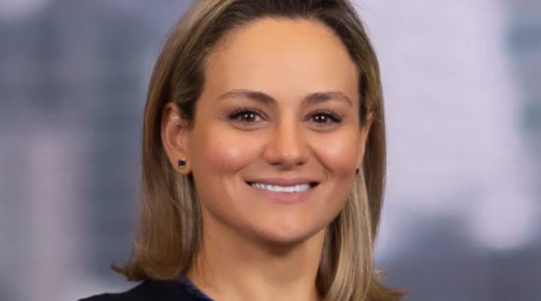 Lorna Hajdini, la ejecutiva de JP Morgan denunciada por un trabajador subalterno por abuso sexual, acoso e insultos racistas.