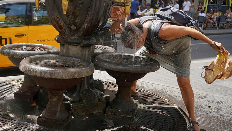 Las olas de calor han sido muy potentes en Europa. Foto: NA