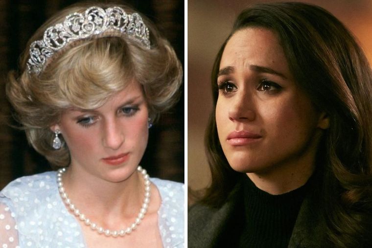 Diana de Gales y Meghan de Sussex Foto: Chaetsheet y La República