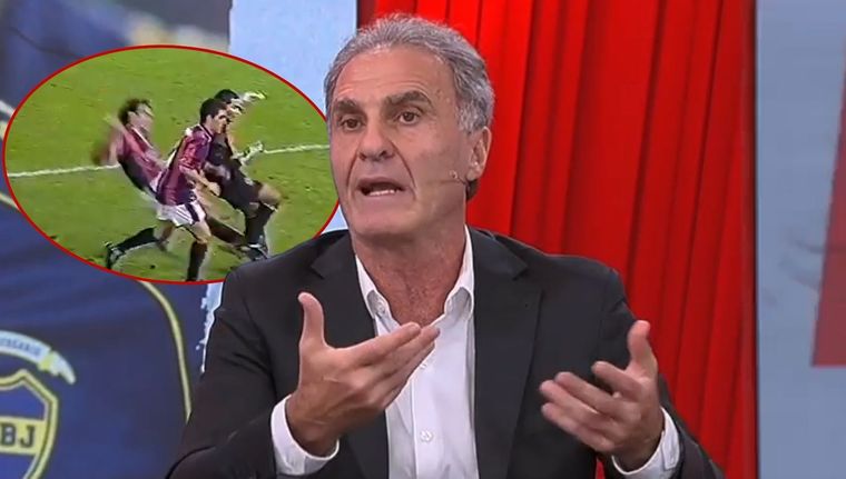 Oscar Ruggeri volvió a dar un imperdible relato de una de las escenas más calientes de los 90. Foto: captura de TV.