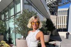 Stefi Roitman no puede dejar de usar pantalones de cuero y nos enseña a usarlos como ella Foto: Instagram
