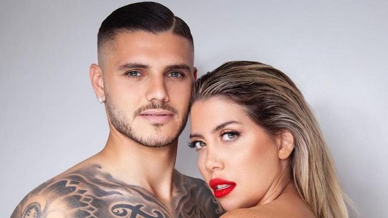 Mauro Icardi y Wanda Nara