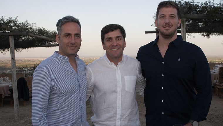 Ricardo Barochovich, Patricio Palmili y Matías Mostaccio. Ricardo Barochovich, Patricio Palmili y Matías Mostaccio.