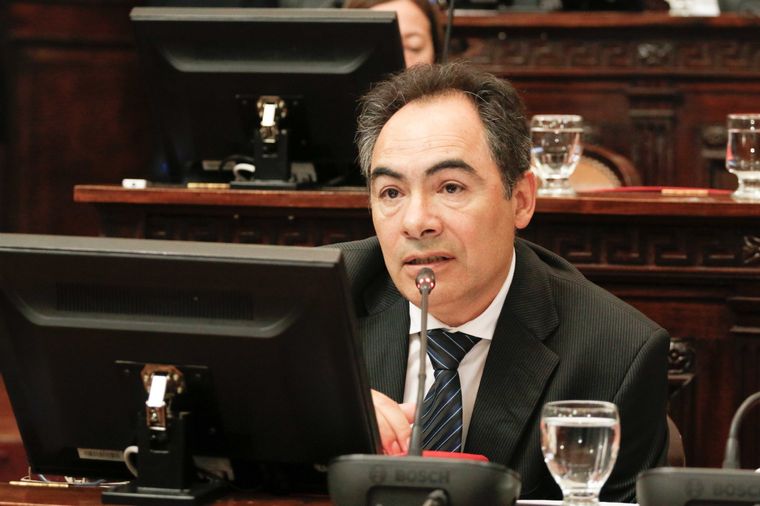 Jorge Teves en la Legislatura. Foto: Legislatura de Mendoza