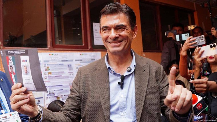 Rodrigo Paz ganó las elecciones en Bolivia. Foto: Reuters