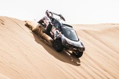 El auto de Chicherit, ganador del Rally de Marruecos. Foto: @MarocRallye El auto de Chicherit, ganador del Rally de Marruecos. Foto: @MarocRallye