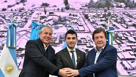 Los gobernadores de Chubut, Neuquén y Río Negro firmaron el acuerdo en Rawson. Los gobernadores de Chubut, Neuquén y Río Negro firmaron el acuerdo en Rawson.
