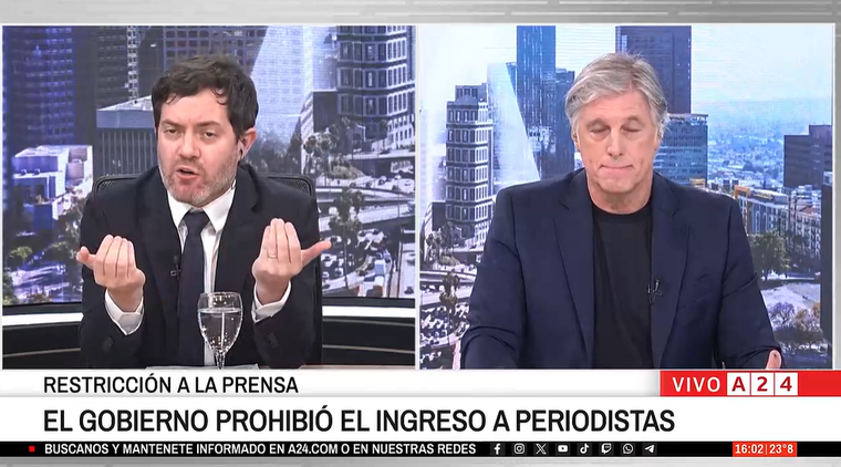 Ignacio Ortelli apuntó contra el colega de TN. Ignacio Ortelli apuntó contra el colega de TN. 