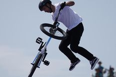 El Maligno tuvo una actuación brillando y consiguió la primera medalla para Argentina. Foto: EFE El Maligno tuvo una actuación brillando y consiguió la primera medalla para Argentina. Foto: EFE