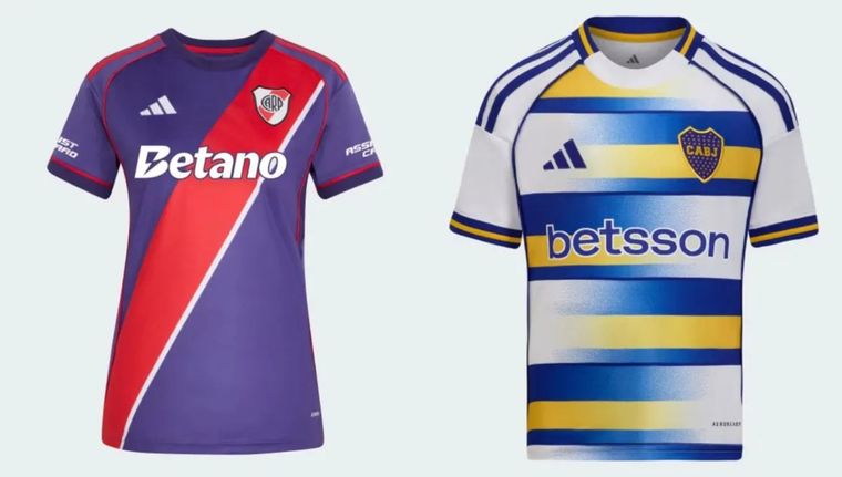 De la mano de Adidas, Boca y River presentaron sus nuevas terceras camisetas.
