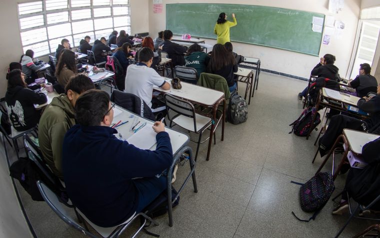 Las clases se suspendieron en distintas zonas de Mendoza. Foto: Santiago Tagua/MDZ