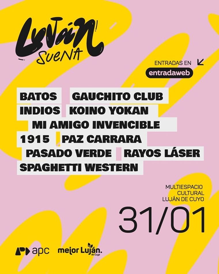 Luján Suena hará vibrar el Multiespacio Cultural. Luján Suena hará vibrar el Multiespacio Cultural. 