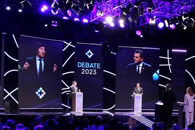 MDZol | Sergio Massa y Javier Milei no solo luchan por la Presidencia, sino por convencer a la sociedad sobre cómo debe entenderse la competencia que  mantienen entre ellos. Foto: CNE