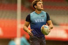 Rodrigo Isgró, integrante de Los Pumas 7s en el Mundial de Sudáfrica 2022. Foto: gentileza UAR.