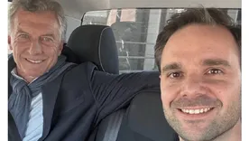 Mauricio Macri y Gabriel Pradines