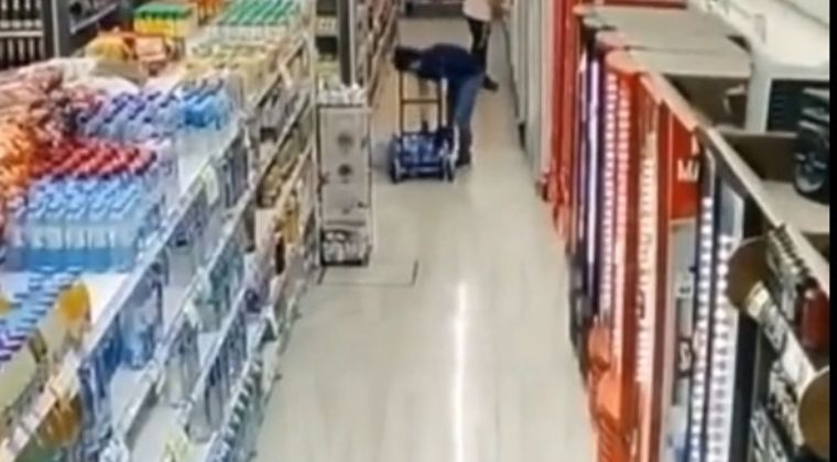 El ataque quedó registrado