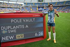 El sueco Duplantis, nuevamente recordman. Foto: EFE